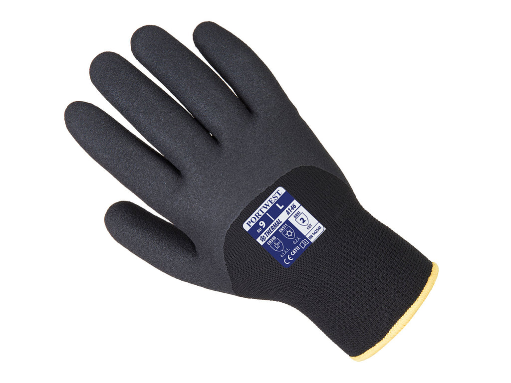 Portwest Arctic Winter Grip Glove - Nitrile Sandy - A146