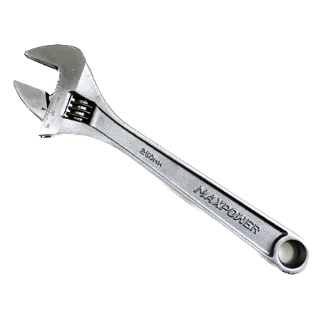 Toolzone 10"/250mm Satin Finish Adjustable Spanner