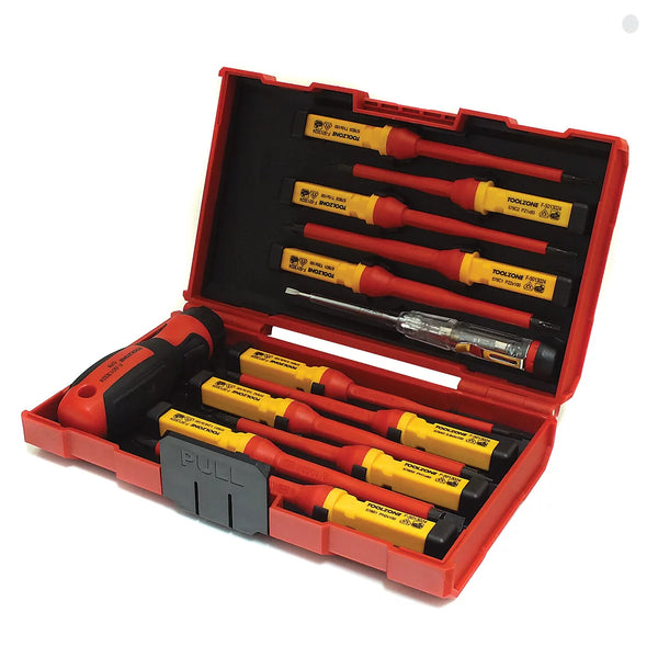 Toolzone 13pc Interchangeable VDE Screwdriver Set